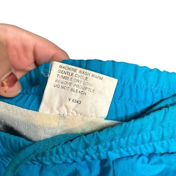 VTG 80s/90s Windbreaker Tracksuits Pink/Blue Jacket & Pants Set girls size 14 - Picture 10 of 16